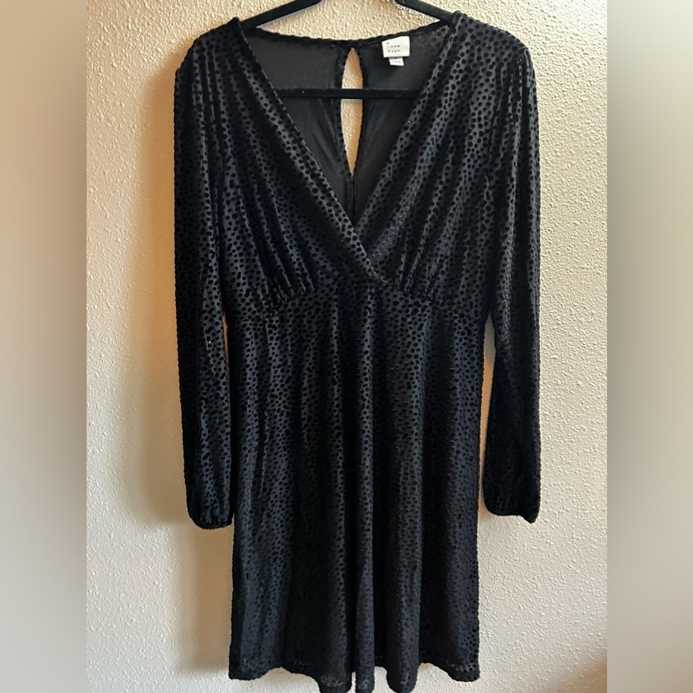 A New Day Elegant Black Dress Size M